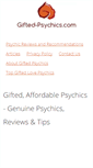 Mobile Screenshot of gifted-psychics.com